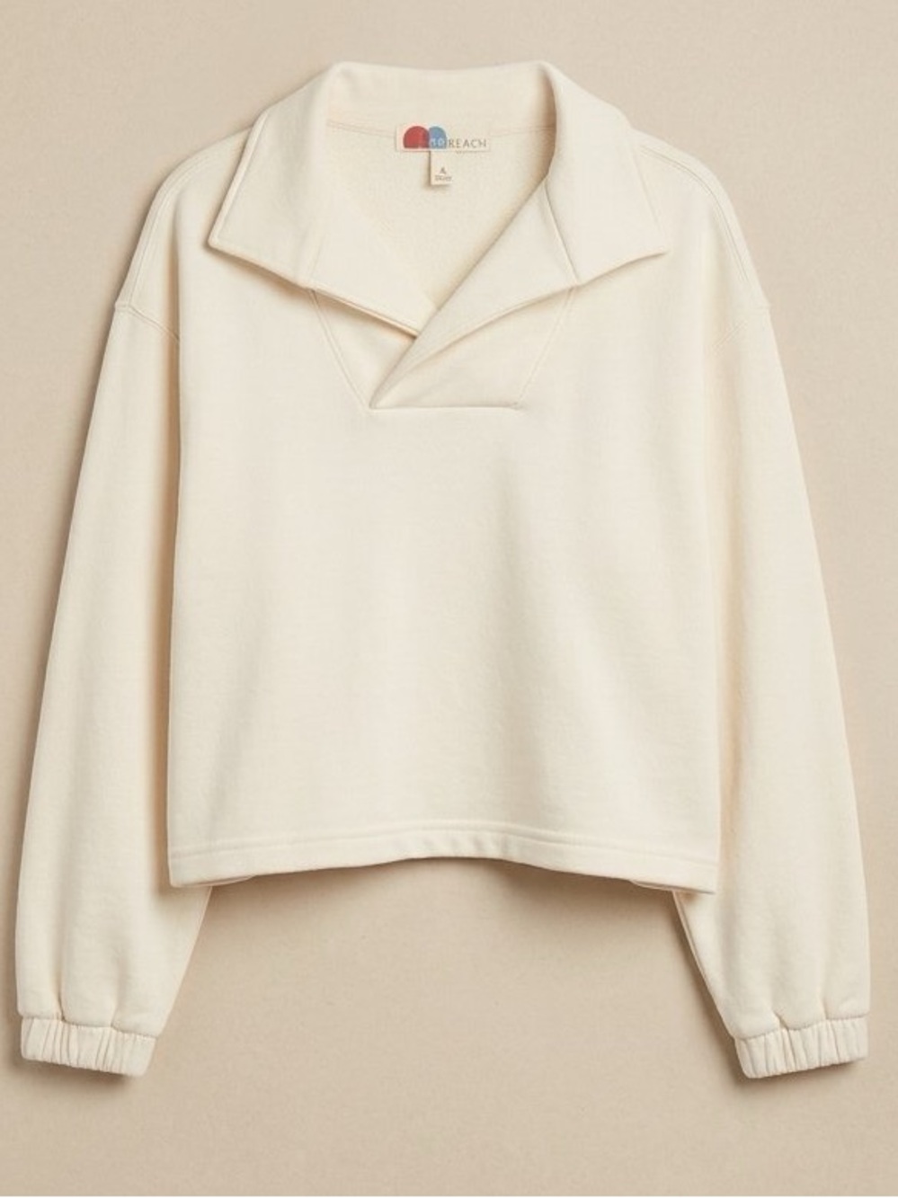 FREE PEOPLE Oversized Collared Sweatshirt